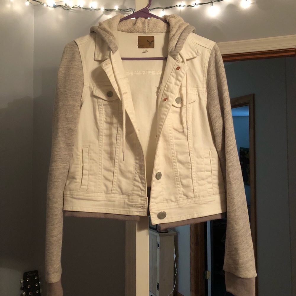 American Eagle denim hoodie